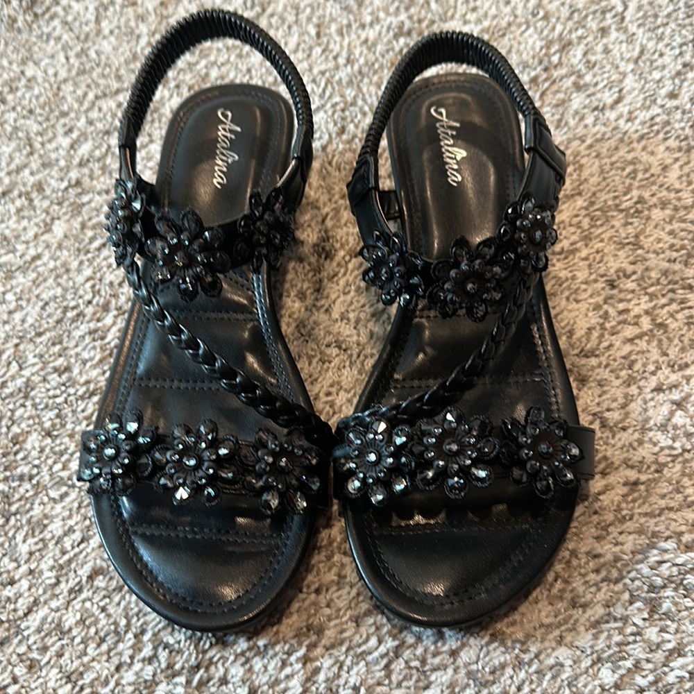 Atalina Black sandals
